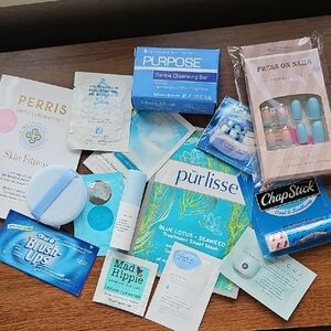 New Purlisse Blue Lotus + Seaweed Moisturizer Treatment Mask Self Care Samples